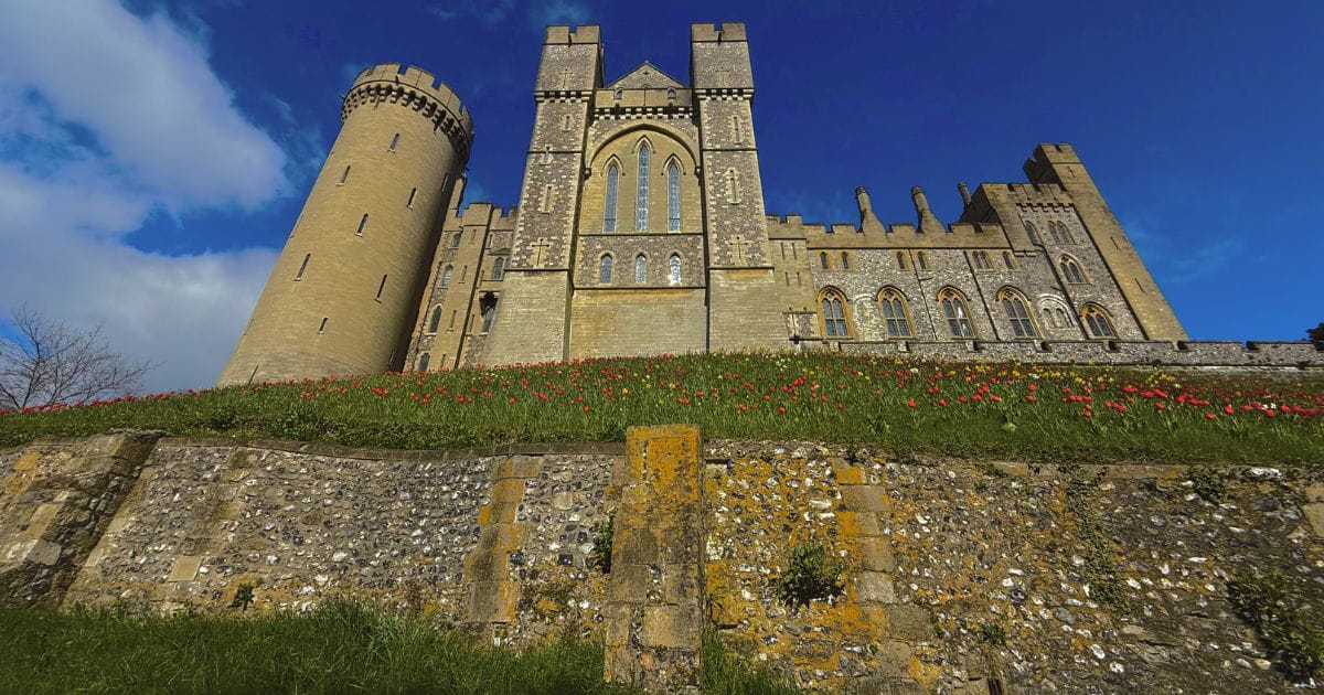 Arundel Castle in spring