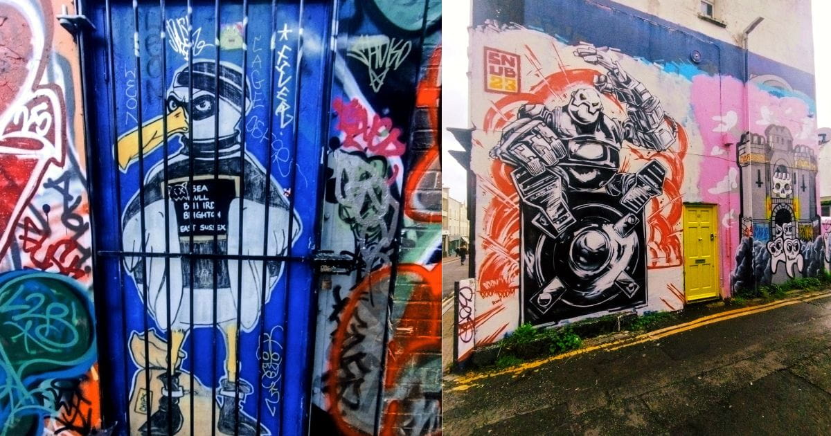 Brighton street art graffiti