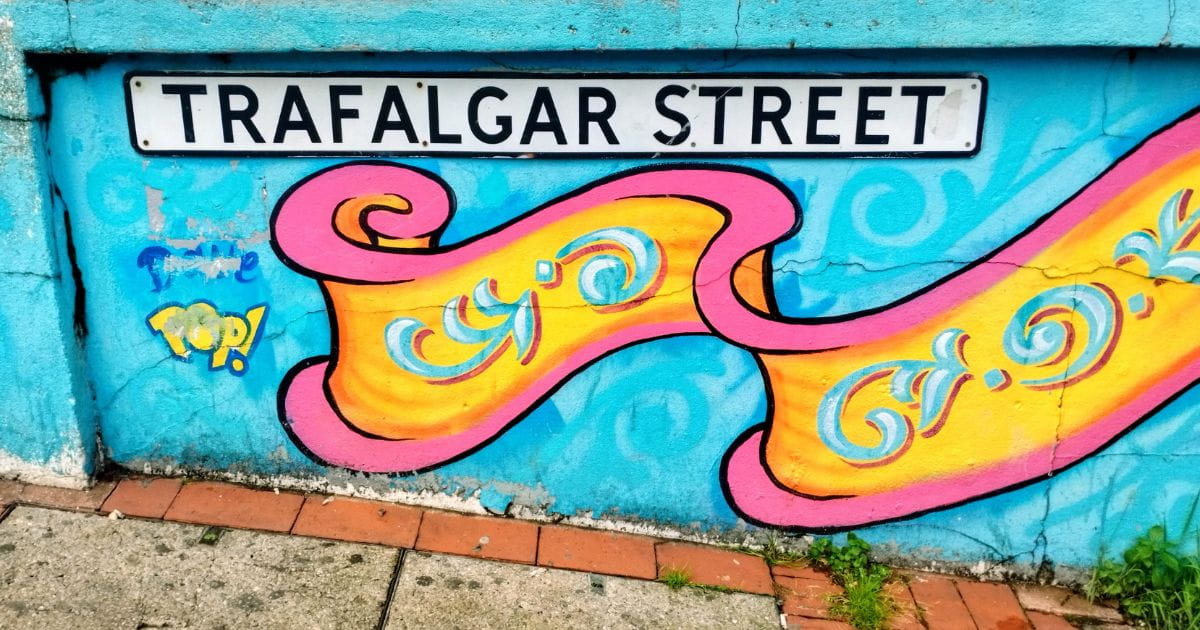 Brighton street art Trafalgar Street