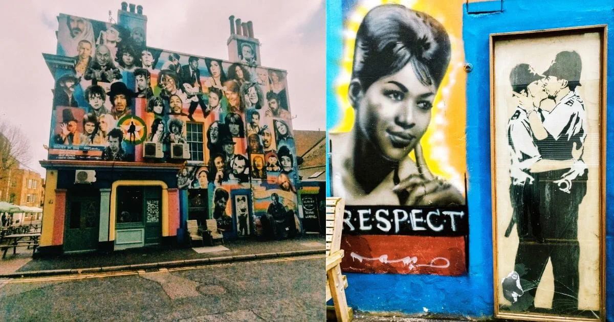 Prince Albert pub and Kissing Policemen