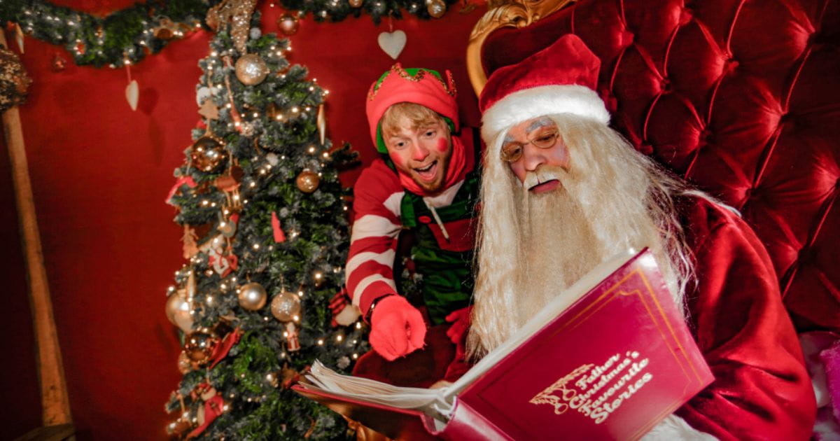 Santa's grotto at Tulleys