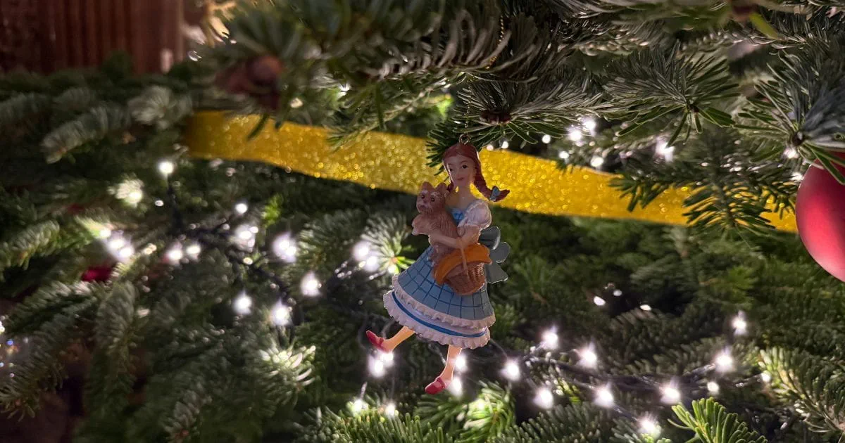 Dorothy Christmas tree ornament at Hever Castle