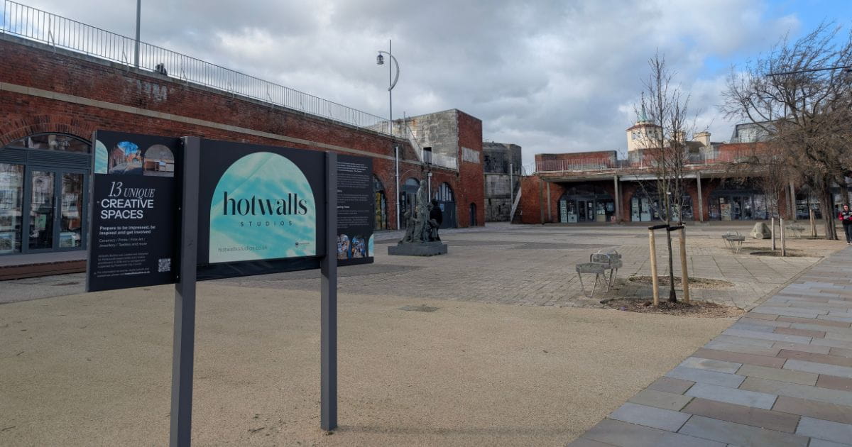 Hotwalls studios Portsmouth