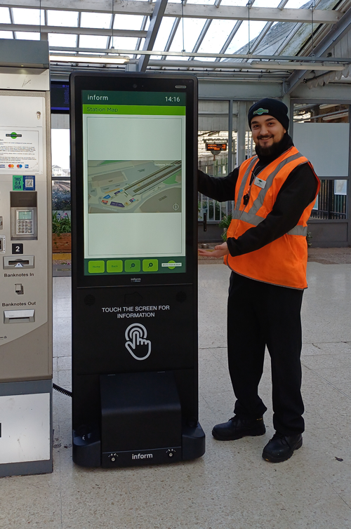 Interactive information screen