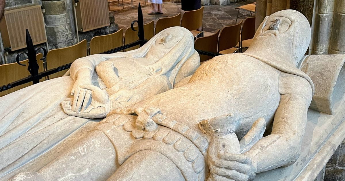 Arundel Tomb inside Chichester Cathedral