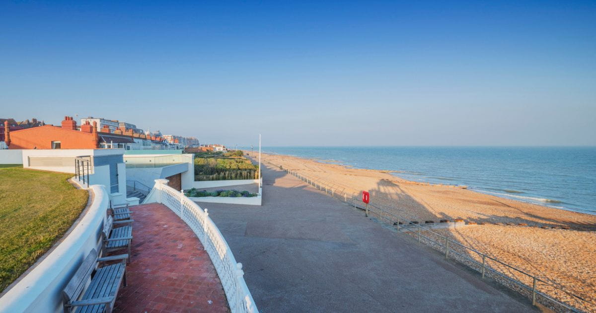 Bexhill promenade coastal walk