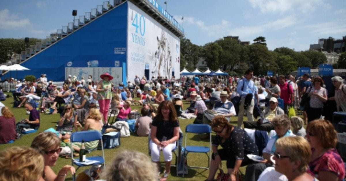 Eastbourne Tennis Crowd