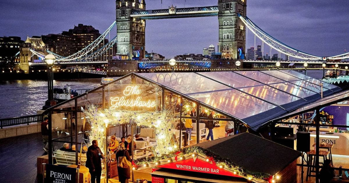 Winter by the River London Bridge