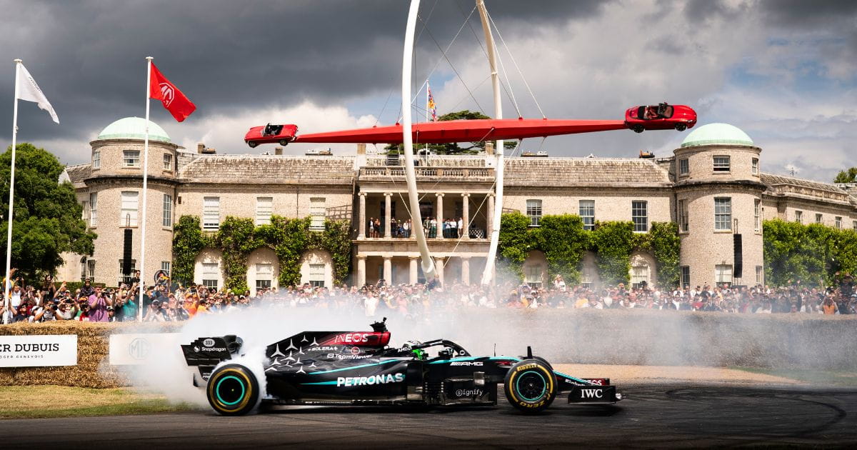 F1 race car at Goodwood Festival of Speed image credit Nick Dungan