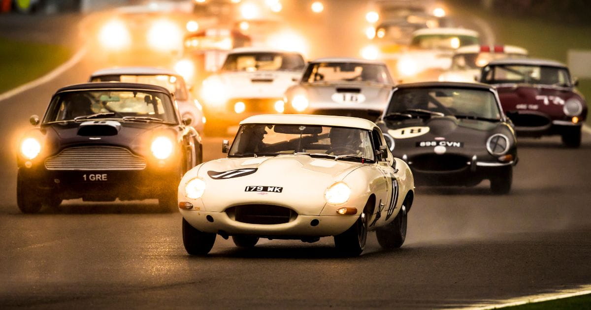 Goodwood Revival classic car show event near Chichester image credit Drew Gibson