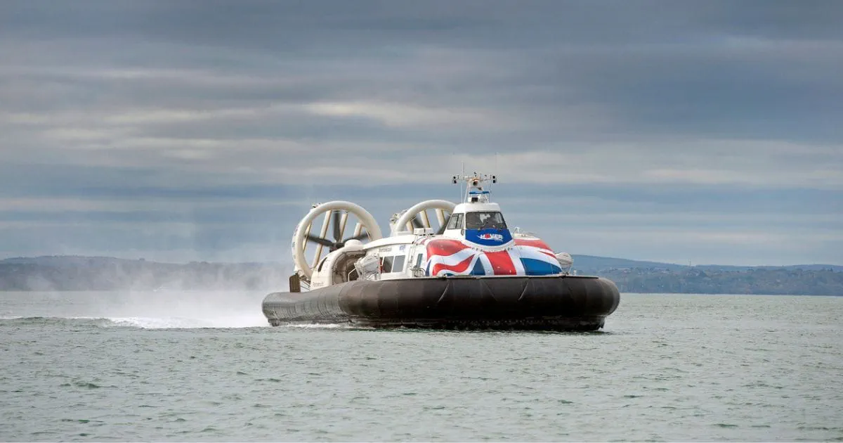 Isle of Wight hovertravel hovercraft