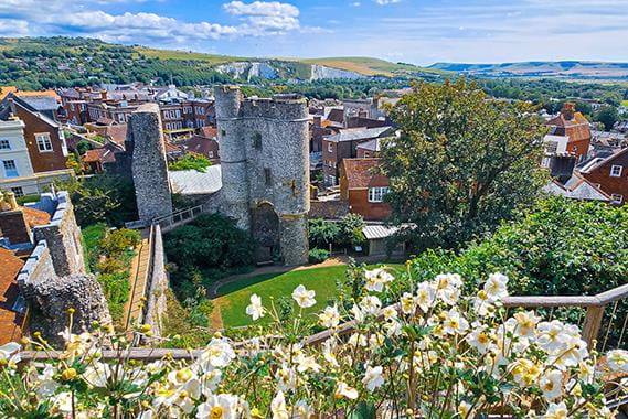 View of Lewes Castle
