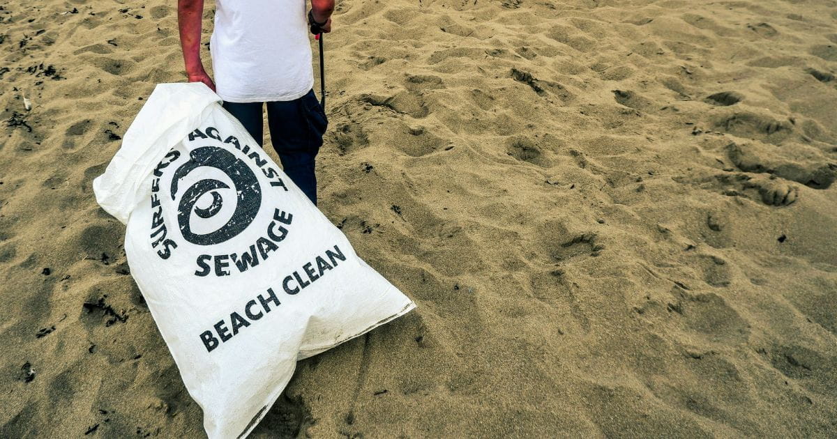 Surfers Against Sewage beach clean