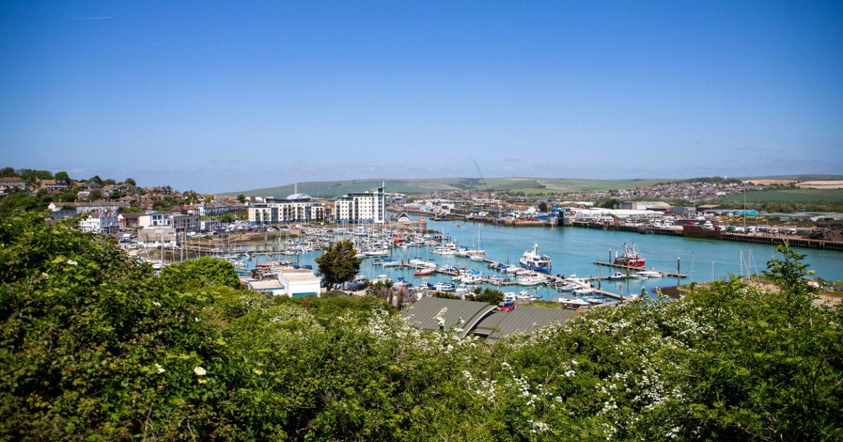 Newhaven harbour ferry to France