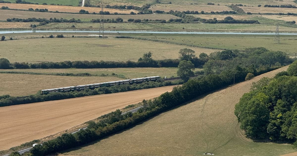 Southern Railway Train South Downs Sussex Glynde