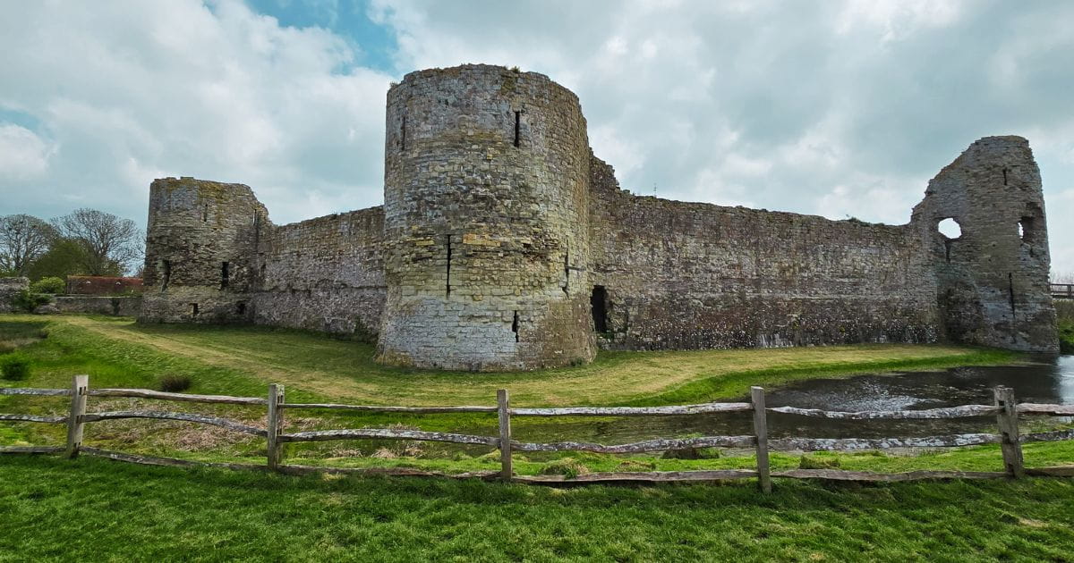 Pevensey castle history nature