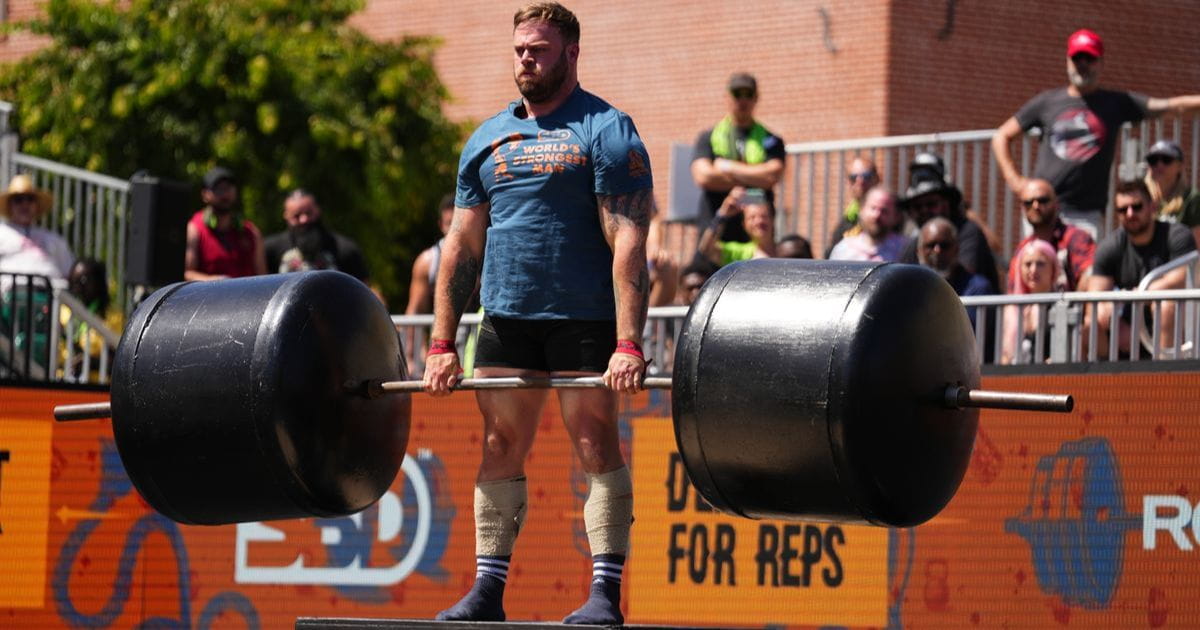 Andy Flynn Strongman Competing