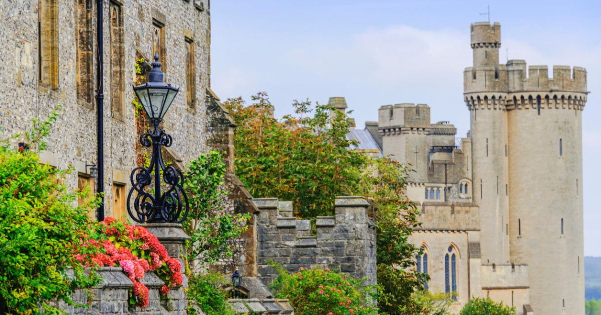 Arundel castle and Arundel houses
