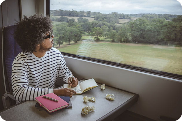 Stories of rail - Clouds by Nathan Byron