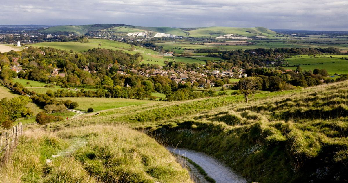 South Downs near Lewes