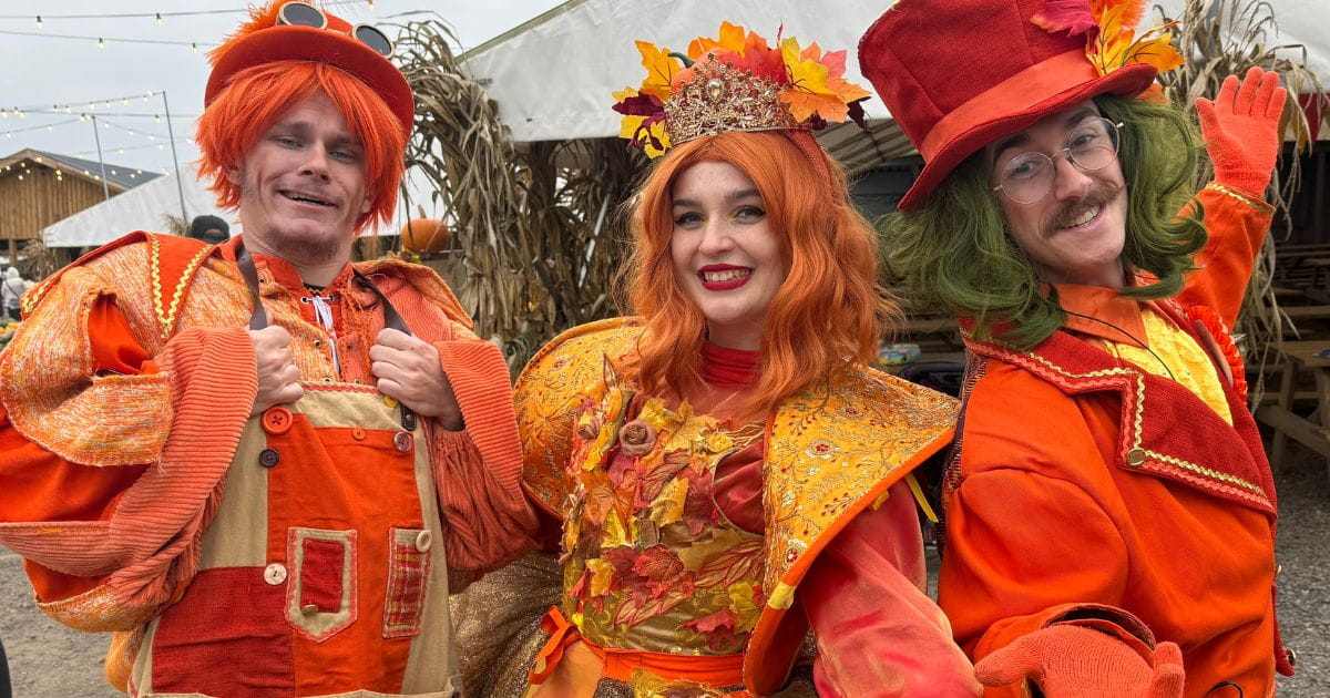 Tulleys farm pumpkin patch entertainment