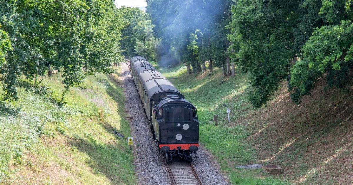 Bluebell Railway steam engine heritage
