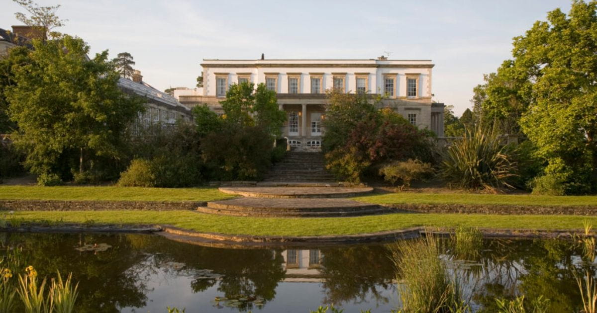 Buxted Park Hotel view on a walk in Uckfield