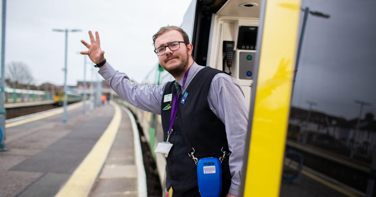 Southern railway train to Uckfield