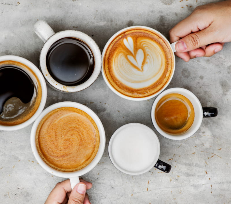 a cup of coffee
