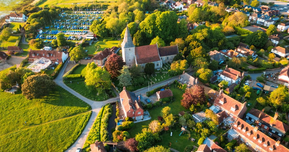 Historic village of Bosham West Sussex