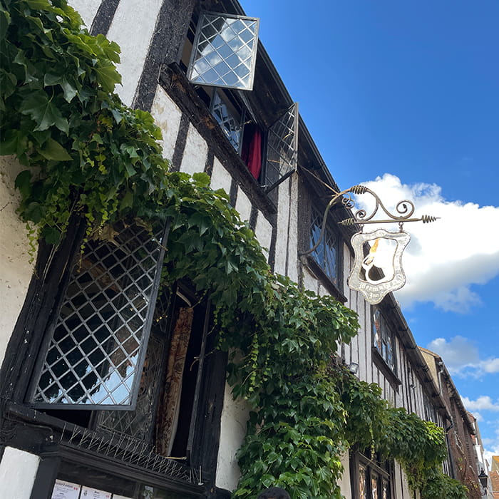 Closeup view of The Mermaid Inn