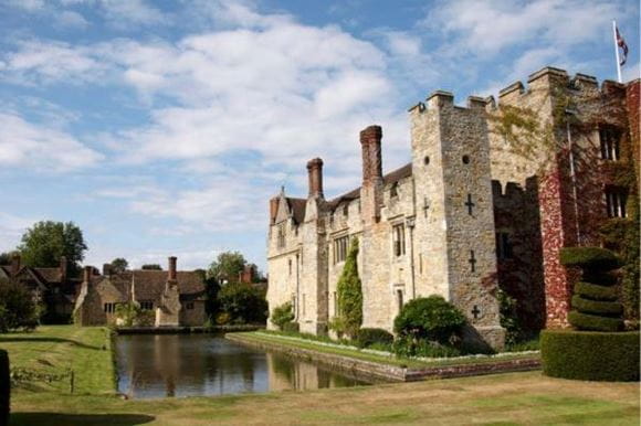 A stock image of Hever Castle