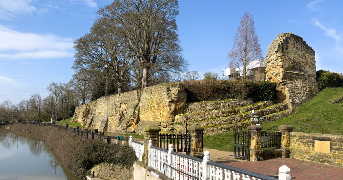 Town wall in Tonbridge Kent Tonbridge Castle