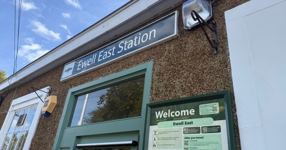 Ewell East Railway Station Southern