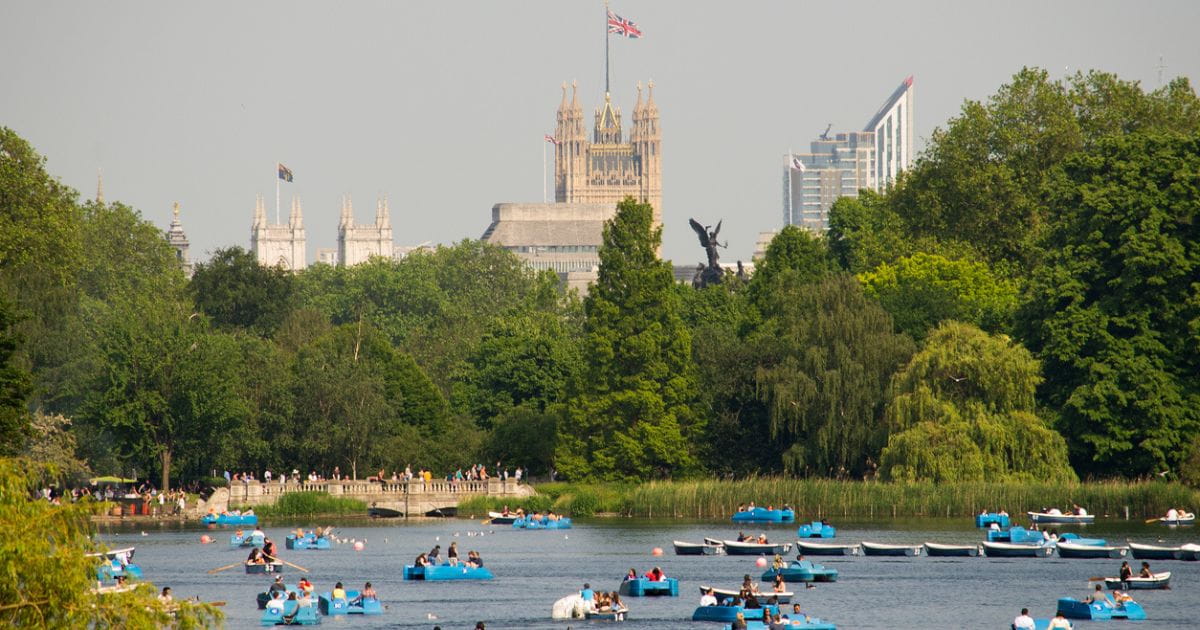 Hyde Park London things to do outdoors near Victoria station