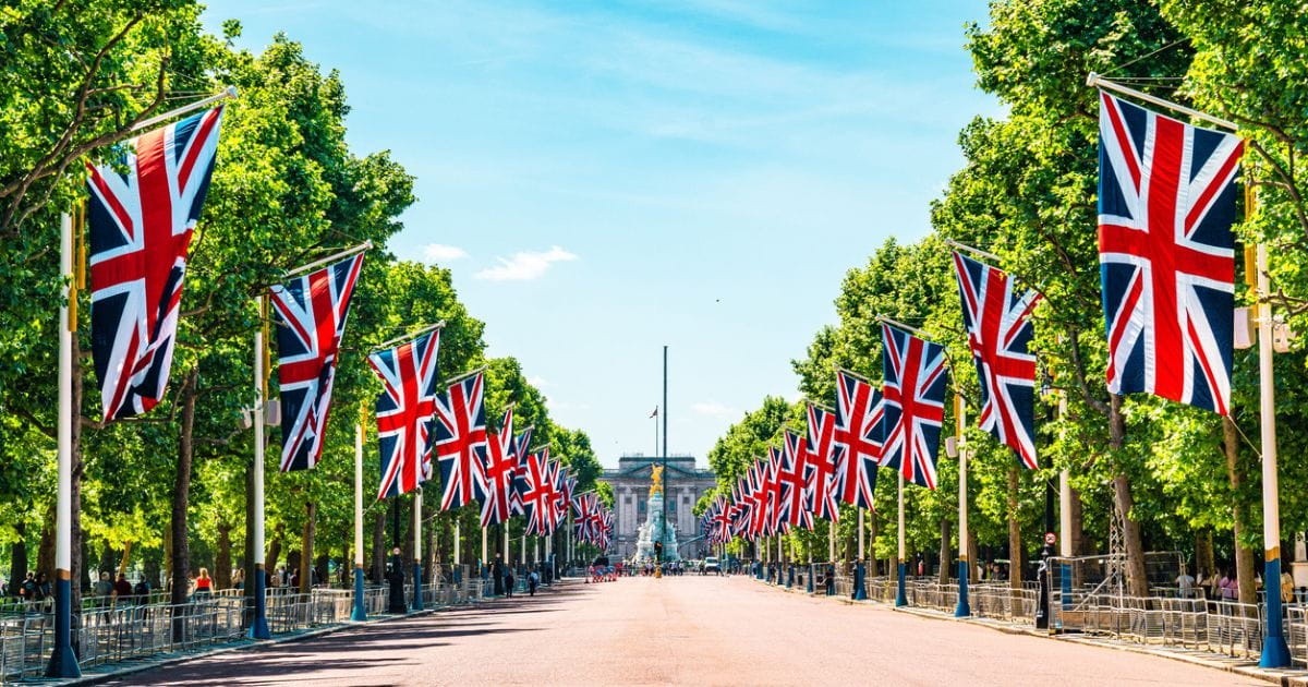 The Mall near London Victoria Buckingham Palace