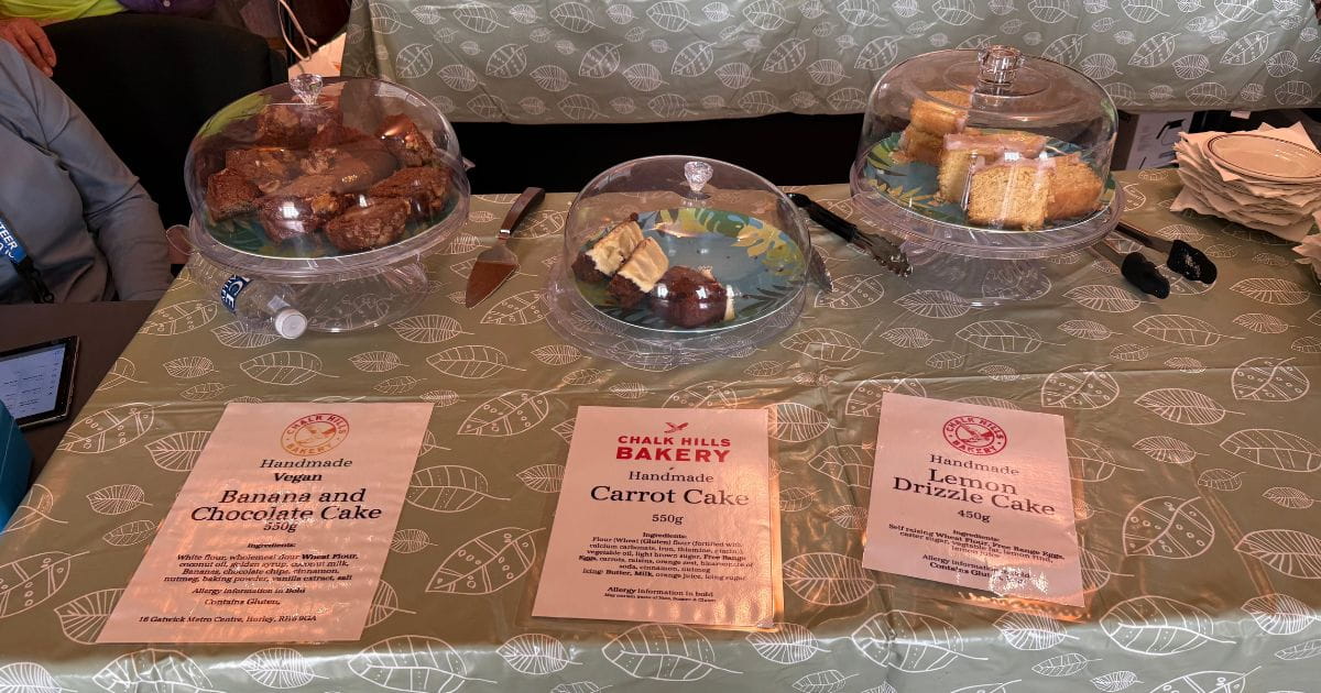 Refreshments food and drink cake Gatton Park