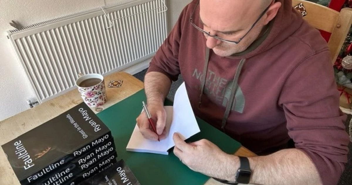 Ryan Mayo author signing books