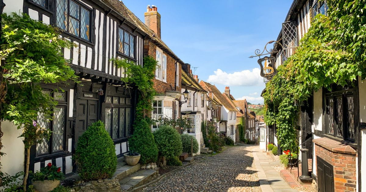 Mermaid Street Rye East Sussex day trip