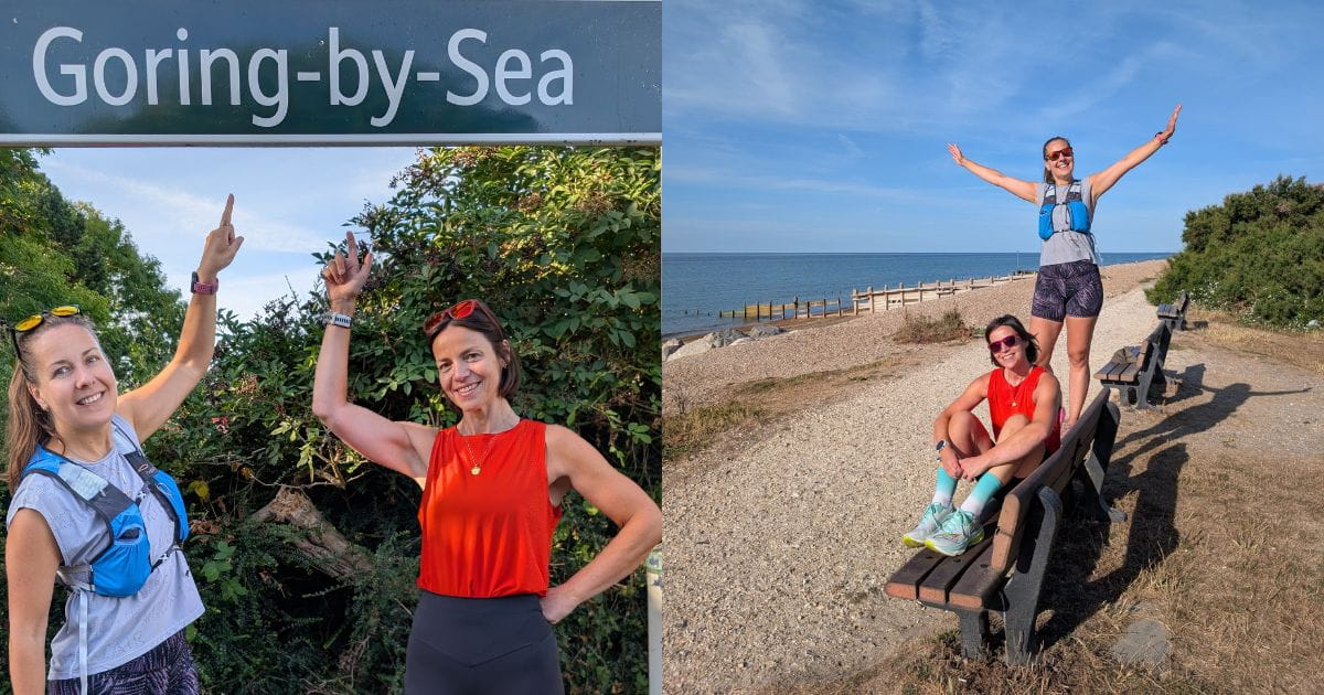 Sussex coastal run Goring by sea to Hove