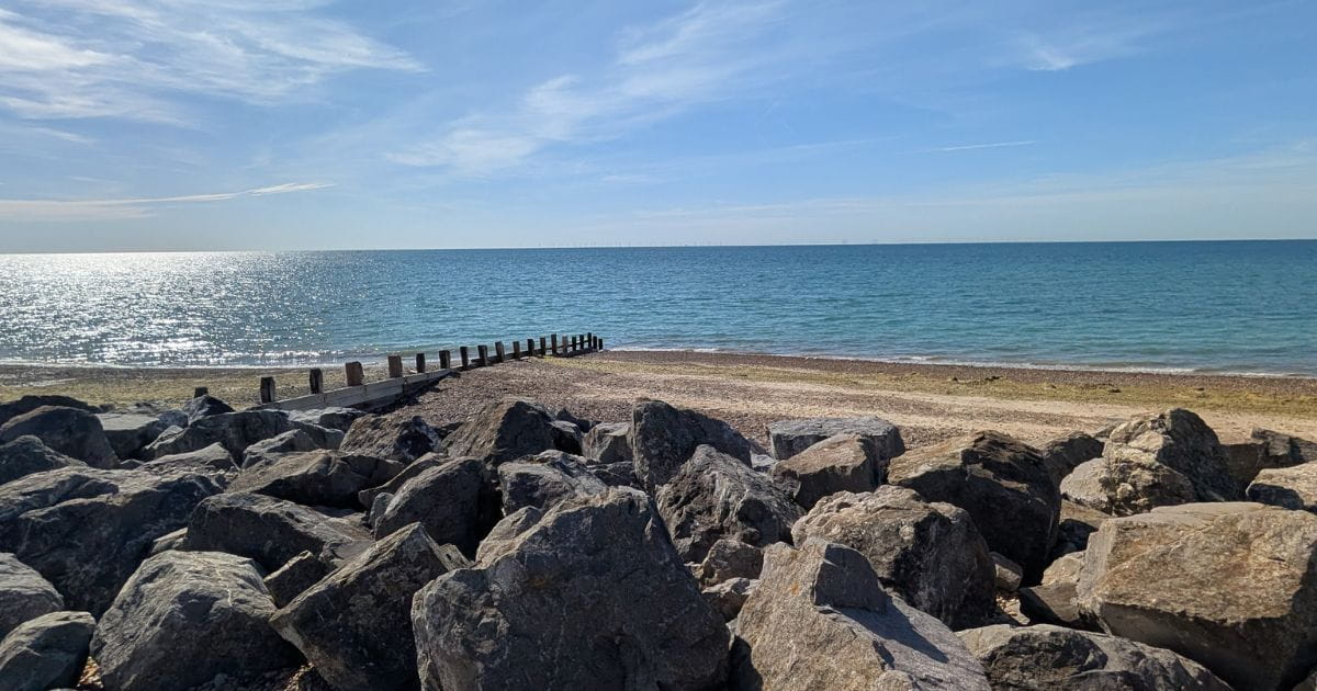 Worthing beach Sussex