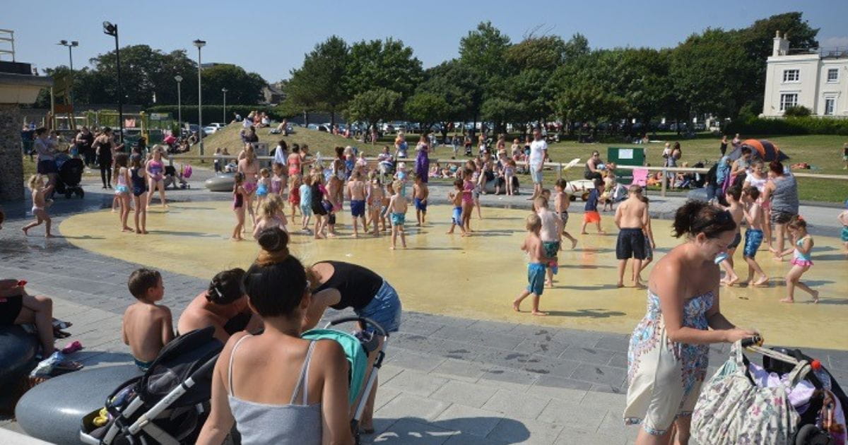 Splash Pad at the Gap Worthing summer things to do with kids