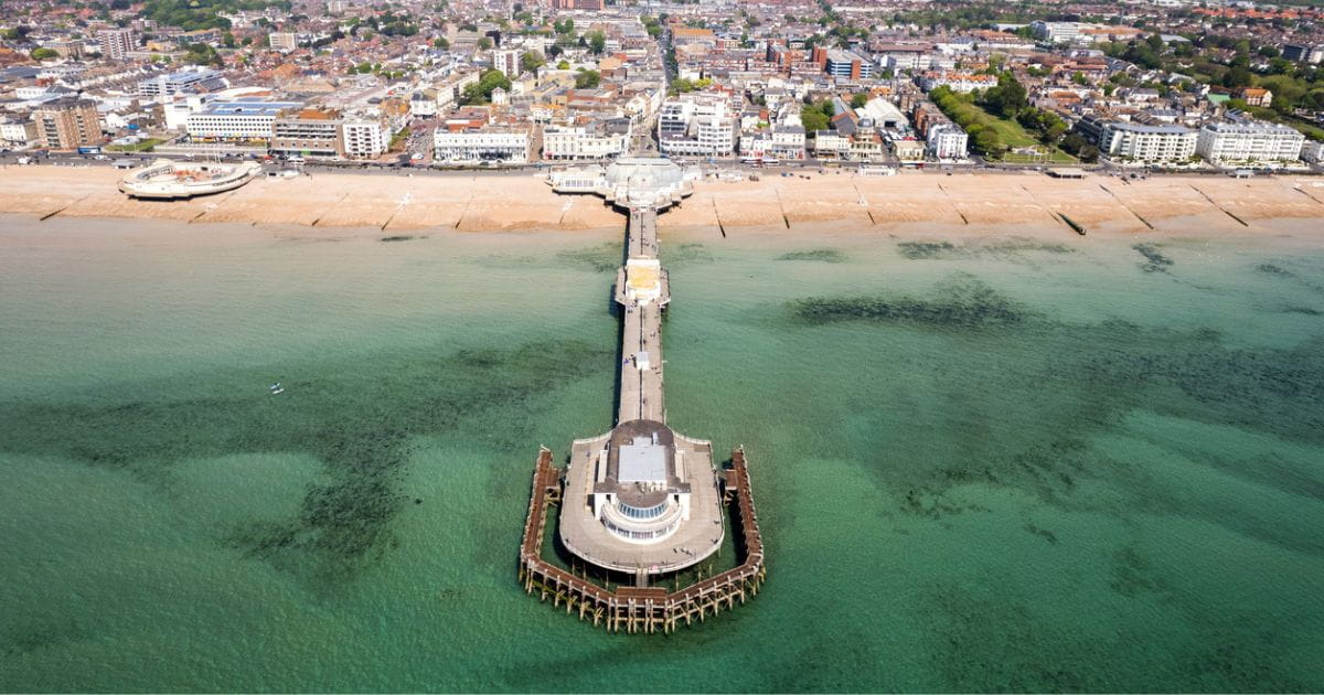 Worthing Pier attractions in West Sussex